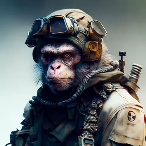 The Monkey Soldier _ Original