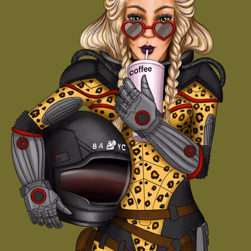 Leopard spacesuit