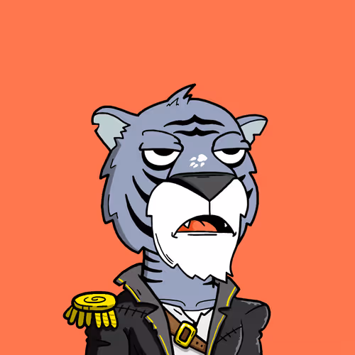 Grouchy Tiger Social Club #2100