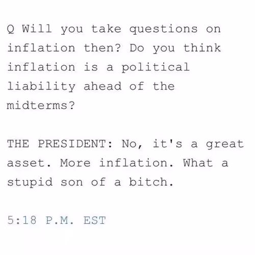 Joe Biden Goes Off