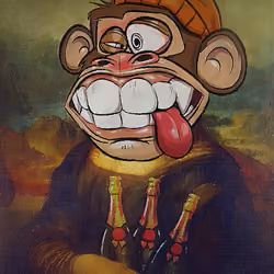 CryptoDrunks Special: Bored Mona Lisa