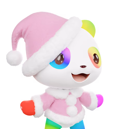 3D LEELEE-Santa-Rainbow01-#20492