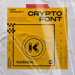 Crypto Font - kodadot
