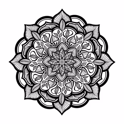 Monochrome Mandalas
