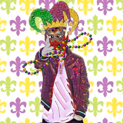 Shady M Red #8 Mardi Gras 