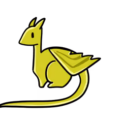 Green Magical Dragon GIF Move 3