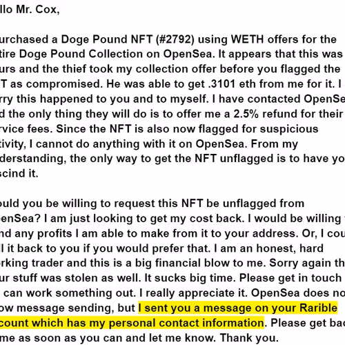 Message to TalkingStocksWithCox, Please Read!