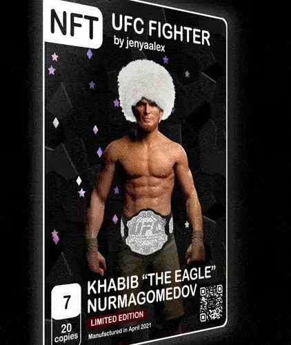 Khabib The Eagle Nurmagomedov Silver Edition