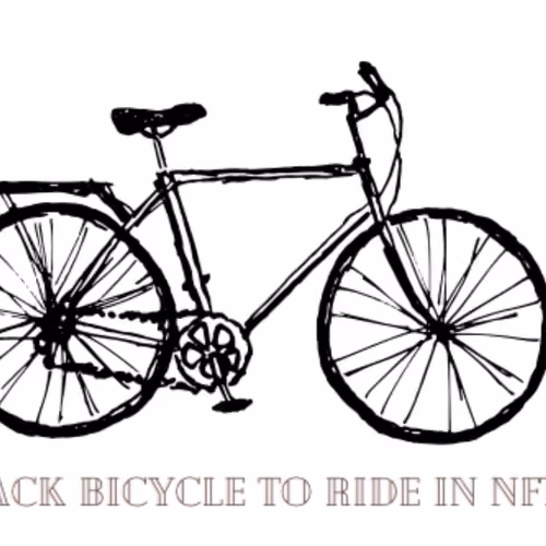Black Bicycle To Ride In NFT