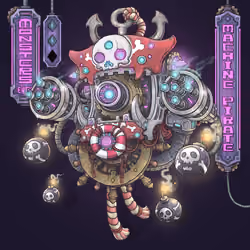 MONSTERS ENTER #043 - Machine pirate [R]