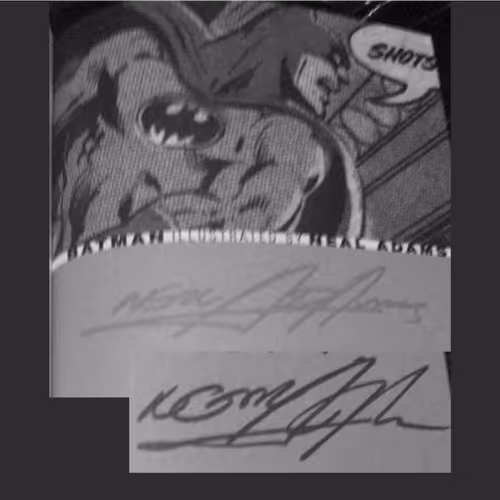 Batman 2013 Novel Signed Illustrated By Neal Adams #17