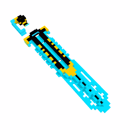 Gilded Diamond Sword