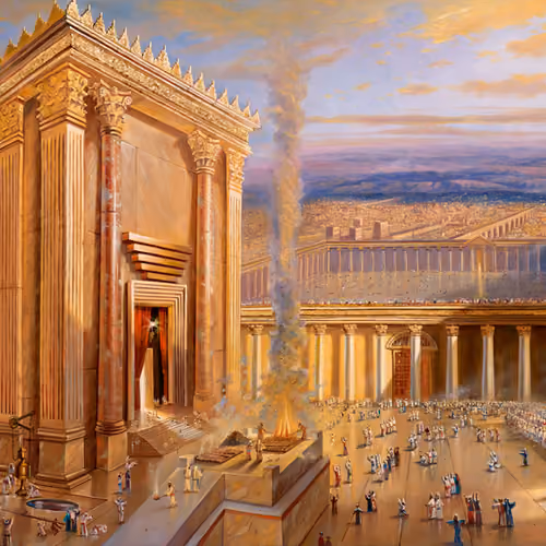 The Second Holy Jewish Temple in Jerusalem by Alex Levin