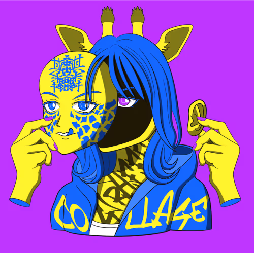 Masked Animal Collage