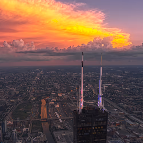 Above Chicago