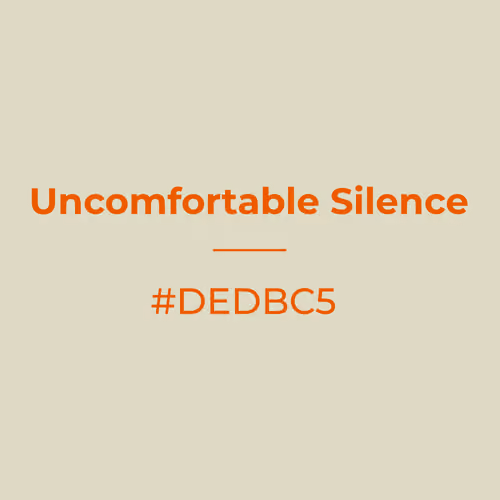 Uncomfortable Silence #dedbc5