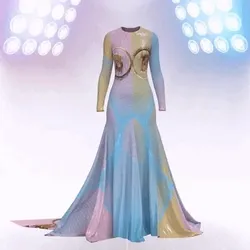 Space Crypto Dress -Color