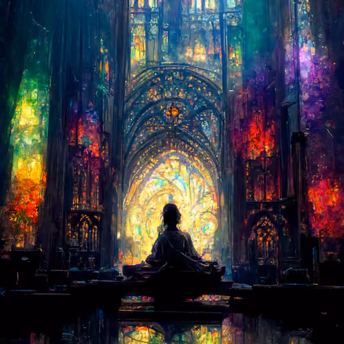 Meditation Blue Genesis #16