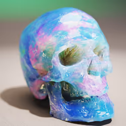 Cristal Cráneo #24 - Opal