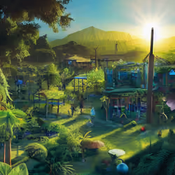 Solarpunk Garden
