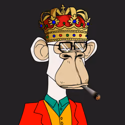 royal monkey smoking 