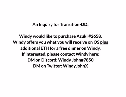 Windy John's Inquiry