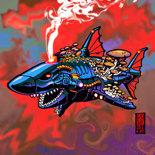 Robo-Shark (Psilocybin Shark 1) #9 of 10