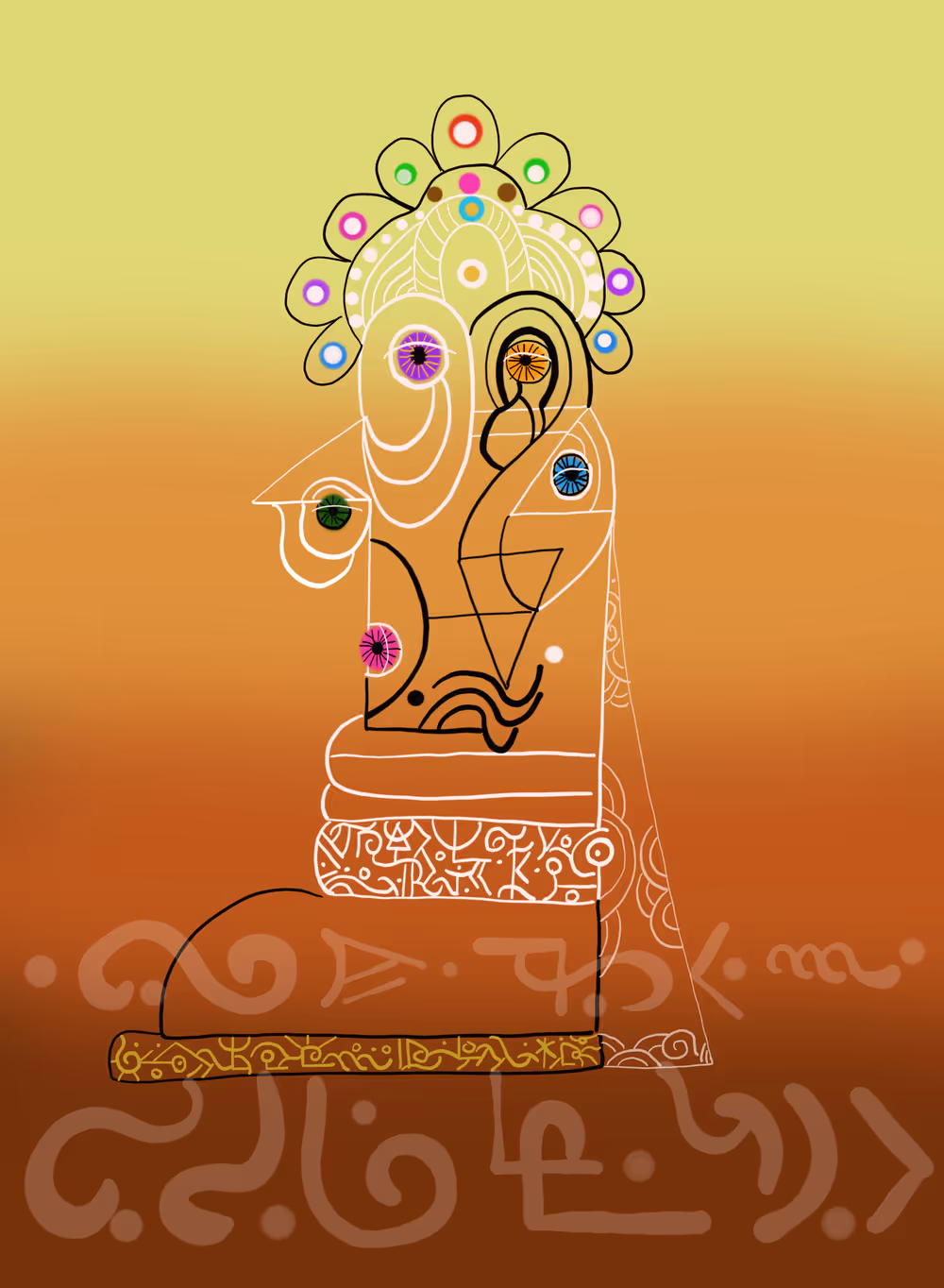 Bodhisattva Puxian in Meditation
