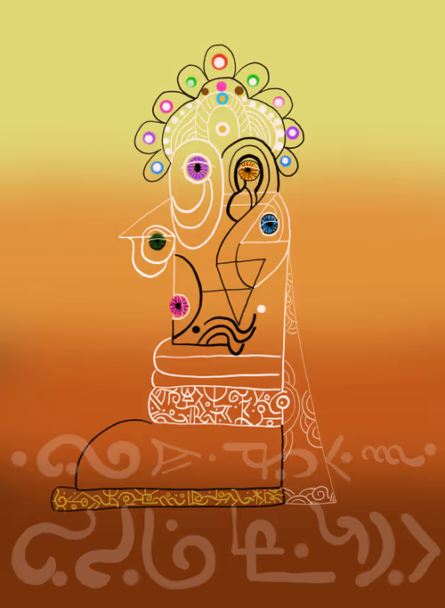 Bodhisattva Puxian in Meditation