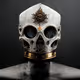fantasy skulls with ornate crown