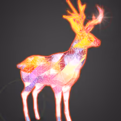 LowPoly Deer #50