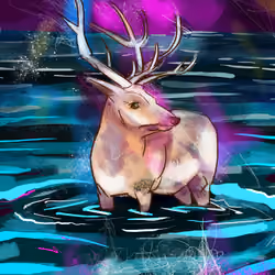 Transdimensional deer