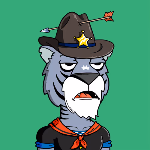 Grouchy Tiger Social Club #1755