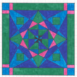 Multicolor mandala