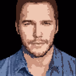 Chris Pratt pixel