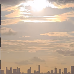 Miami Skyline Sunset Photo L/E 12/20