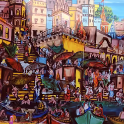 varanasi oli paint