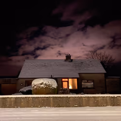December moonlight