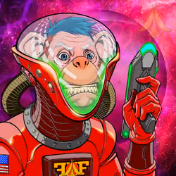 Funky Monkey Space Force #152