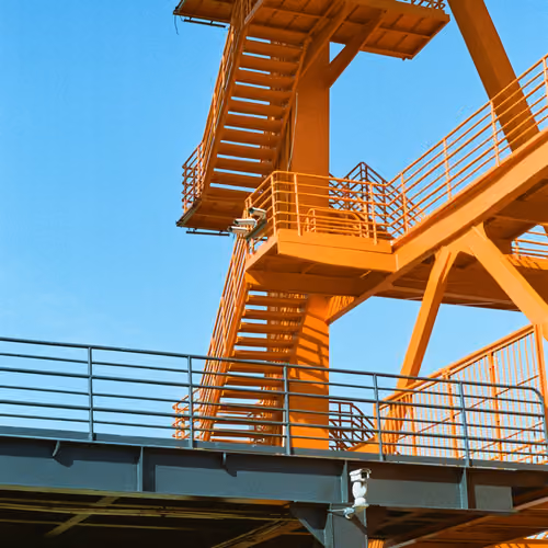 Shades of Orange and Blue