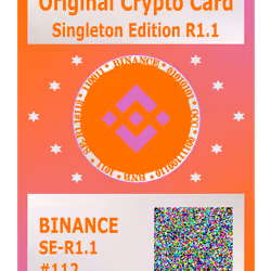 *Original Crypto Card*BINANCE*SE-R1.1#112*BNB*