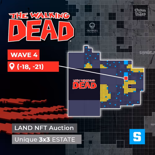 Wave 4 / The Walking Dead Sale - 3x3 Estate S [-18,-21]
