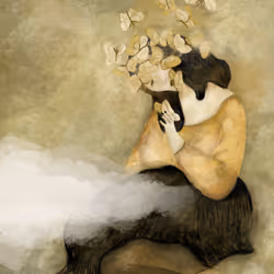 Her butterflies