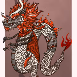 Monster Ultra rare Number 2 Fire Spirit Dragon