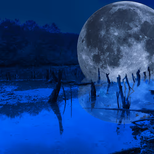 Moon Escaping