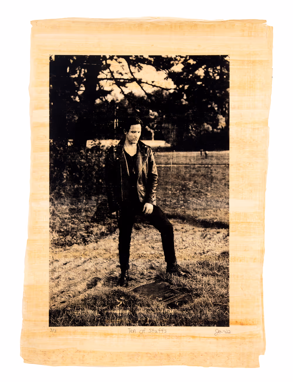 Justin Aversano - Ten of Staffs - Physical Tarot Scroll - 3/3