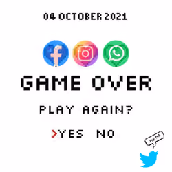 #Facebookdown_Twitter_Haha