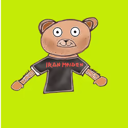 Heavy Metal Teddy #1; Iron Maiden