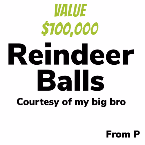 Reindeer Dingdongs