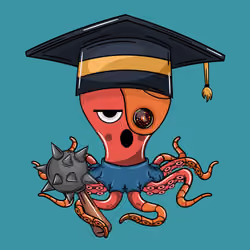 Crypto octopus cartoon #1970